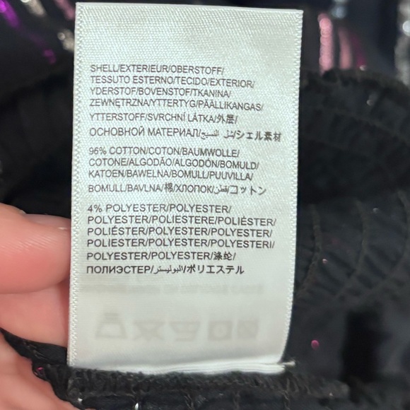 Farm Rio Lurex Stripes Metallic Mini Dress in Black - Picture 7 of 10